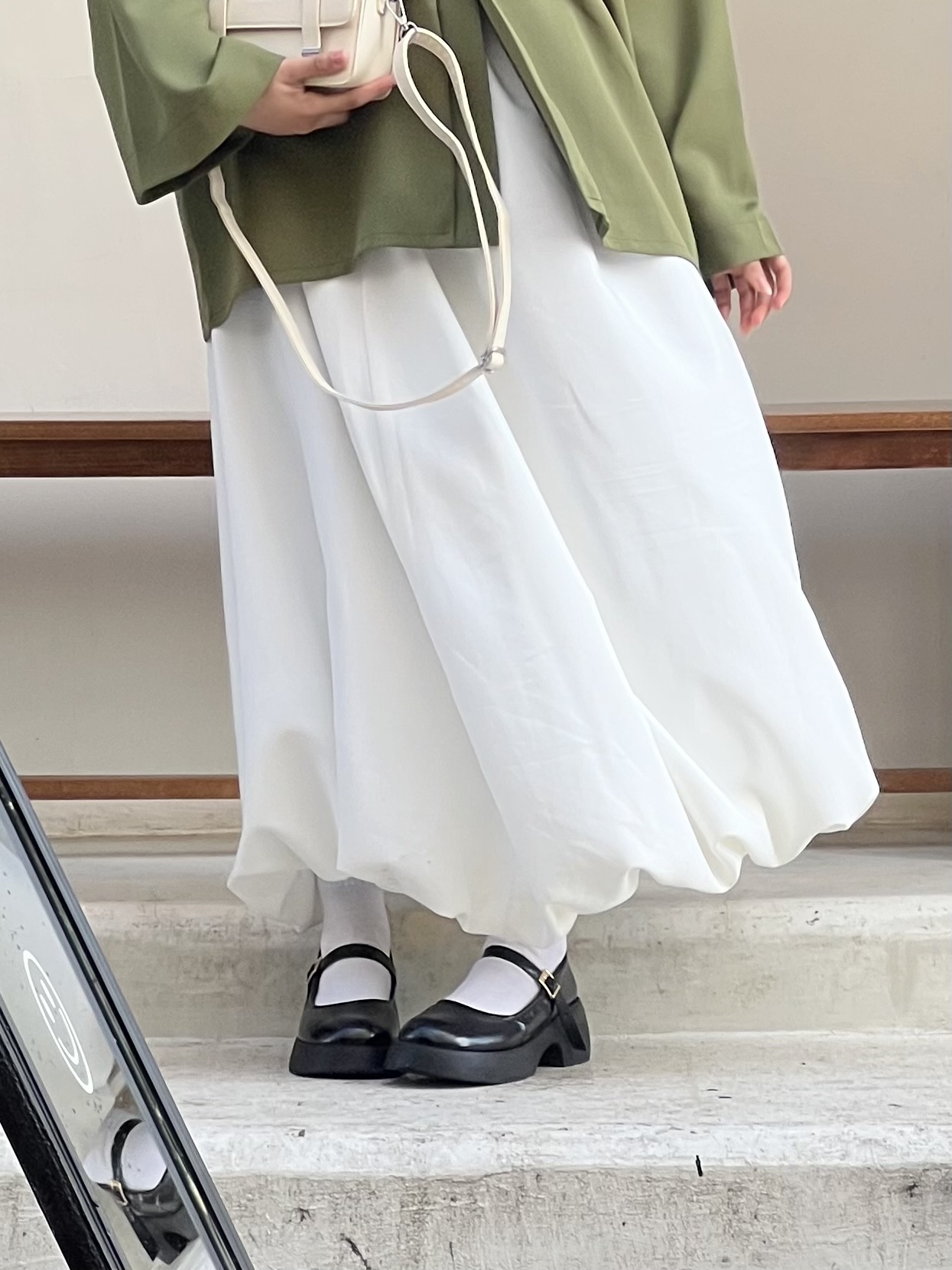 Puffy skirt white