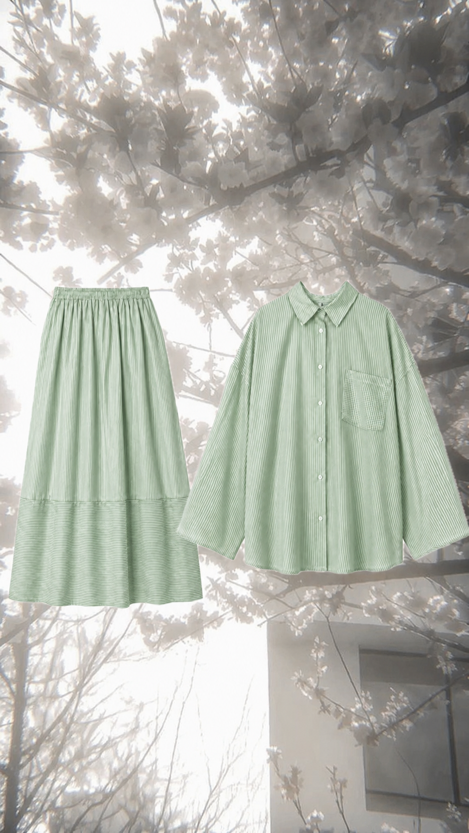 💚 Green summer outfit